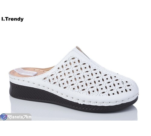 Шлепки жіночі на літо (8 пар р.37-42) білий  "Trendy"
