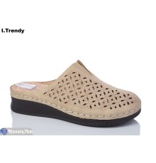 Шлепки жіночі на літо (8 пар р.37-42) бежевий  "Trendy"