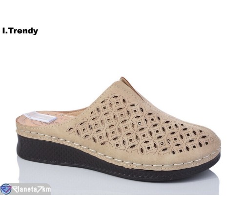 Шлепки жіночі на літо (8 пар р.37-42) бежевий  "Trendy"