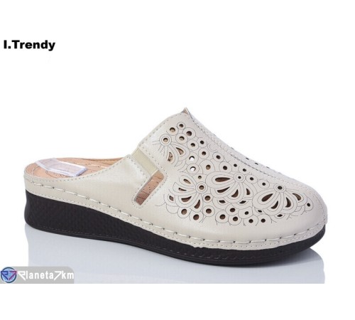 Шлепки жіночі на літо (8 пар р.37-42) бежевий  "Trendy"