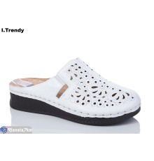 Шлепки жіночі на літо (8 пар р.37-42) білий  "Trendy"