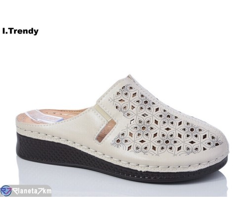 Шлепки жіночі на літо (8 пар р.37-42) бежевий  "Trendy"
