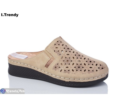 Шлепки жіночі на літо (8 пар р.37-42) бежевий  "Trendy"