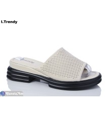 Шлепки жіночі на літо (8 пар р.36-41) бежевий  "Trendy"