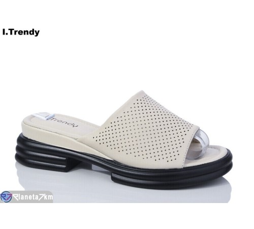 Шлепки жіночі на літо (8 пар р.36-41) бежевий  "Trendy"