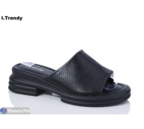 Шлепки жіночі на літо (8 пар р.36-41) чорний  "Trendy"