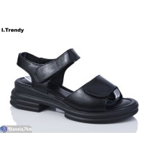 Босоніжки жіночі на літо (8 пар р.36-41) чорний  "Trendy"