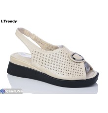 Босоніжки жіночі на літо (8 пар р.36-41) коричневий  "Trendy"