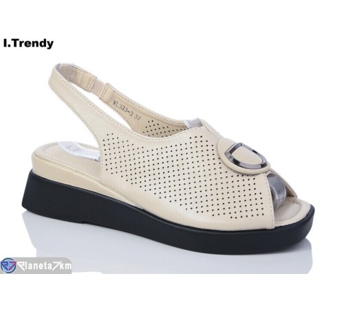 Босоніжки жіночі на літо (8 пар р.36-41) коричневий  "Trendy"