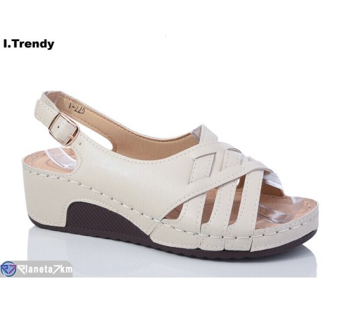 Босоніжки жіночі на літо (8 пар р.37-42) бежевий  "Trendy"