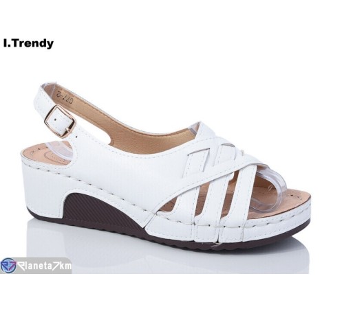 Босоніжки жіночі на літо (8 пар р.37-42) білий  "Trendy"