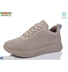 Кросівки жіночі на літо (8 пар р.36-41) бежевий  "HENGJI-ELENA"