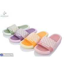 Шлепки жіночі на літо (10 пар р.36-41) мікс  "Acorus"