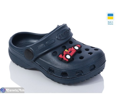 Кроки дитячі на літо (6 пар р.18-23) синій  "LINKA"