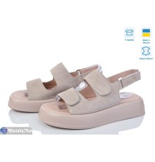 Босоніжки жіночі на літо (6 пар р.36-40) бежевий  "Linda"