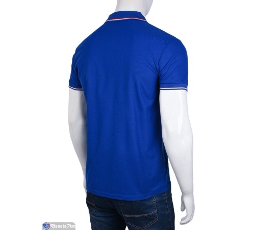 Футболка чоловіча на літо (5 шт. р.сетка S-2XL) синій  "Kalabok"