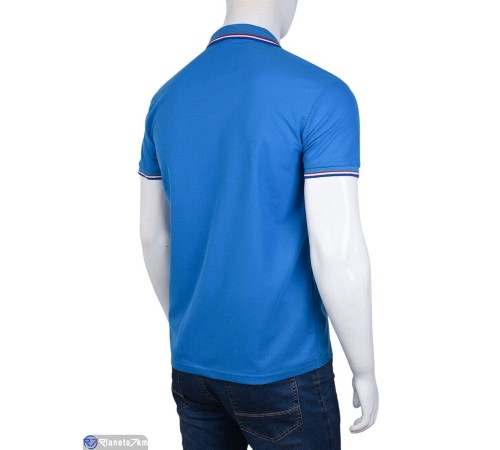 Футболка чоловіча на літо (5 шт. р.сетка S-2XL) синій  "Kalabok"