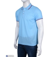 Футболка чоловіча на літо (5 шт. р.сетка S-2XL) блакитний  "Kalabok"