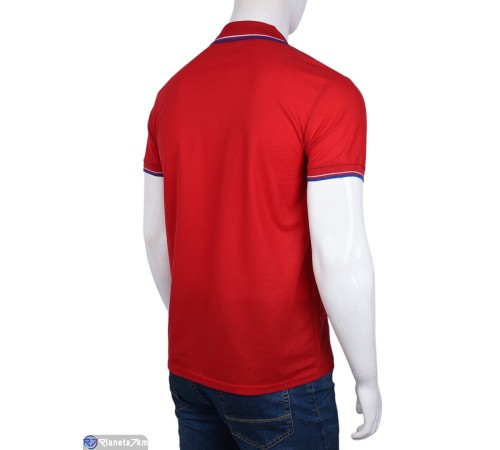 Футболка чоловіча на літо (5 шт. р.сетка S-2XL) червоний  "Kalabok"