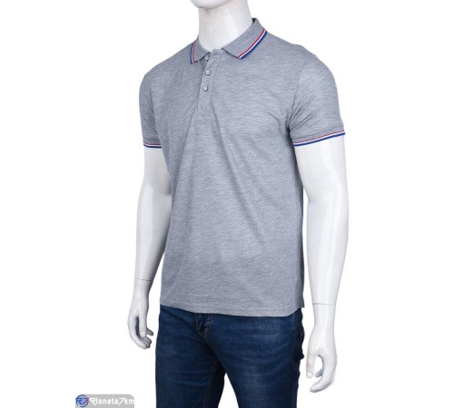 Футболка чоловіча на літо (5 шт. р.сетка S-2XL) сірий  "Kalabok"