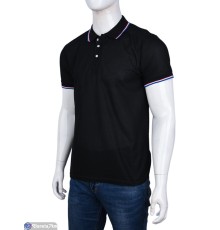 Футболка чоловіча на літо (5 шт. р.сетка S-2XL) чорний  "Kalabok"