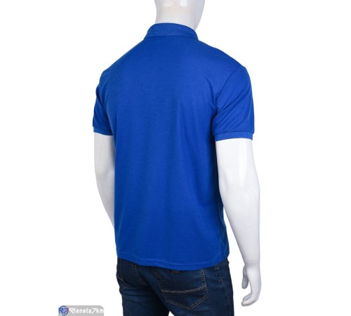 Футболка чоловіча на літо (10 шт. р.сетка S-2XL) синій  "Kalabok"