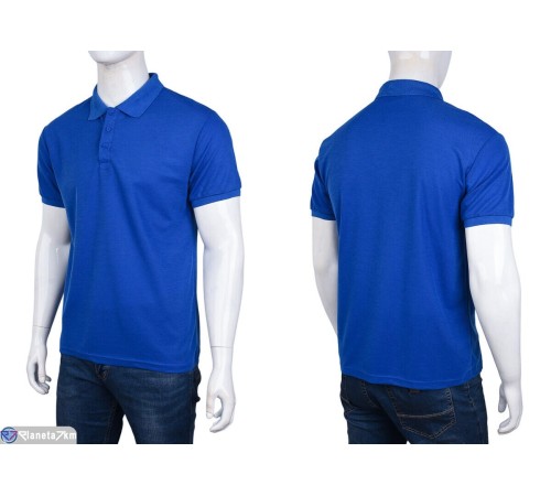 Футболка чоловіча на літо (10 шт. р.сетка S-2XL) синій  "Kalabok"