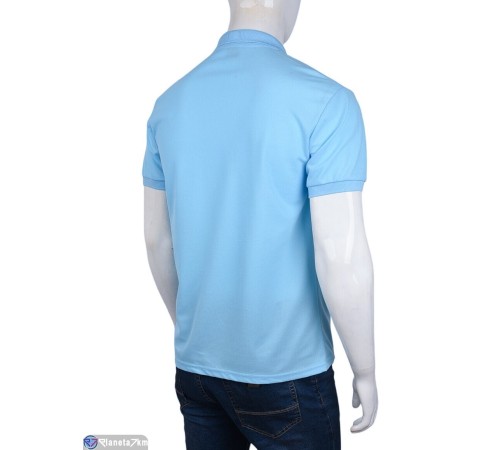 Футболка чоловіча на літо (10 шт. р.сетка S-2XL) блакитний  "Kalabok"