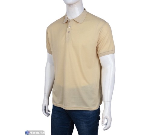 Футболка чоловіча на літо (10 шт. р.сетка S-2XL) бежевий  "Kalabok"