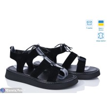 Босоніжки жіночі на літо (6 пар р.36-40) чорний  "GARRA"