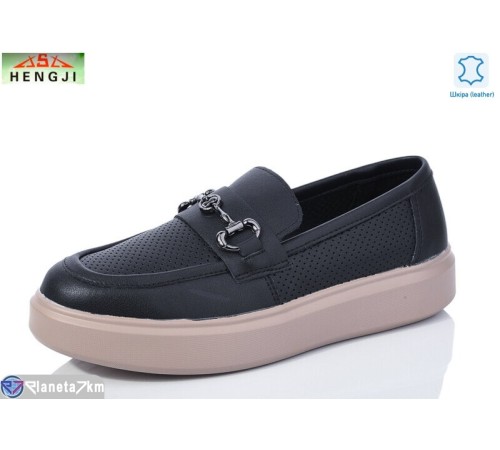 Туфлі жіночі на весну/осінь (8 пар р.36-41) чорний  "HENGJI-ELENA"