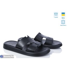 Шлепки жіночі на літо (6 пар р.36-40) чорний  "Linda"
