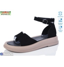 Босоніжки жіночі на літо (8 пар р.36-41) чорний  "HENGJI-ELENA"