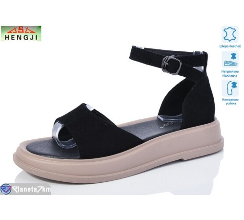 Босоніжки жіночі на літо (8 пар р.36-41) чорний  "HENGJI-ELENA"