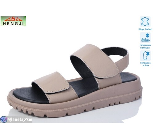 Босоніжки жіночі на літо (8 пар р.36-41) коричневий  "HENGJI-ELENA"