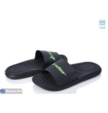 Шлепки чоловічі на літо (12 пар р.41-46) чорний  "FABIO"