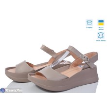 Босоніжки жіночі на літо (6 пар р.36-40) коричневий  "Linda"