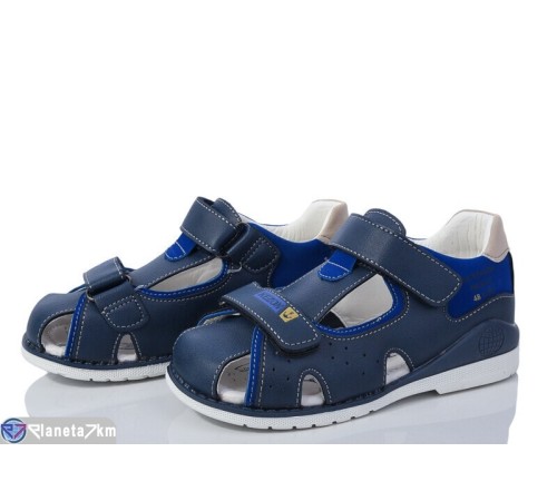 Сандалі дитячі на літо (8 пар р.26-31) синій "Normashoes" Сандалі дитячі на літо (8 пар р.26-31) синій "Normashoes"