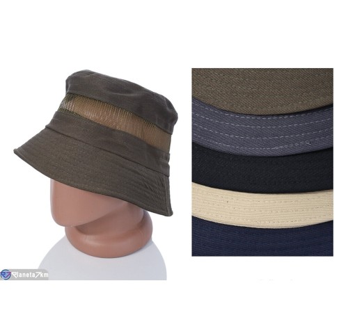 Панама чоловіча на літо (5 шт. р.сетка One size) мікс  "CAROLLA"