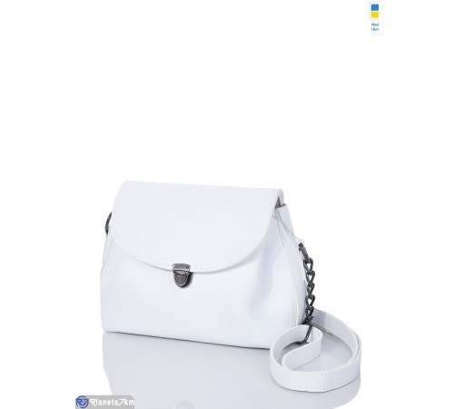 Сумка жіноча 16*22*12 см,  білий  "Lusia"