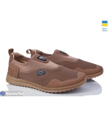 Кросівки чоловічі на весну/осінь (6 пар р.41-45) коричневий  "LUCKY"