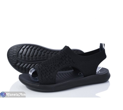 Босоніжки жіночі на літо (8 пар р.36-41) чорний  "Normashoes"