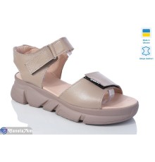 Босоніжки жіночі на літо (6 пар р.36-40) коричневий  "LIKA"