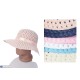 Капелюх жіночий на літо (5 шт. р.сетка One size) мікс  "CAROLLA"