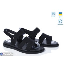 Босоніжки жіночі на літо (6 пар р.36-40) чорний  "GARRA"