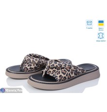 Шлепки жіночі на літо (6 пар р.36-40) бежевий  "GARRA"