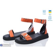 Босоніжки жіночі на літо (6 пар р.36-40) оранжевий  "GARRA"