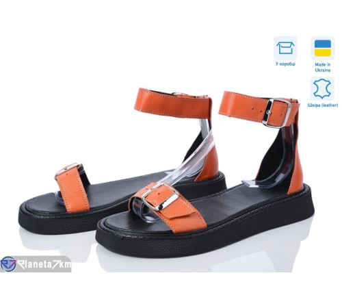 Босоніжки жіночі на літо (6 пар р.36-40) оранжевий  "GARRA"