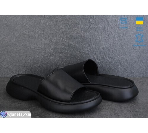 Шлепки жіночі на літо (6 пар р.36-40) чорний "Linda" Шлепки жіночі на літо (6 пар р.36-40) чорний "Linda"