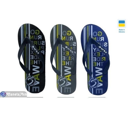 Чоловічі в'єтнамки на літо (8 пар р.40-45) мікс  "OLLA"